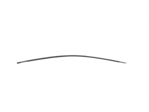 Upper front left door molding for Jeep Grand Cherokee WK2 16-22 black
