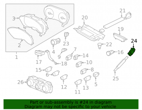 Interior Air Temperature Sensor Subaru Forester 19- SK