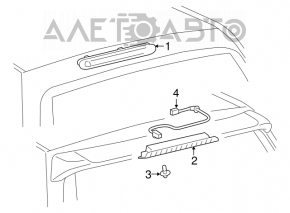 Brake light Toyota Highlander 08-13