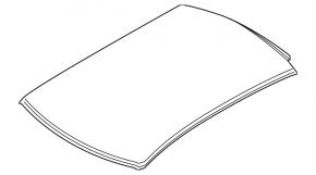 Metal roof for Audi Q3 83A 19-25 with panoramic windows, sawed off