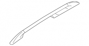 Longitudinal roof rail left Subaru Forester 14-18 SJ