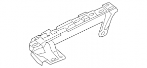 Rear left threshold lining mounting bracket Porsche Panamera 10-16