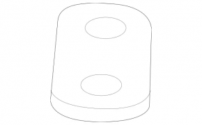 Front left subframe reinforcement for Mercedes W213 E 17-23