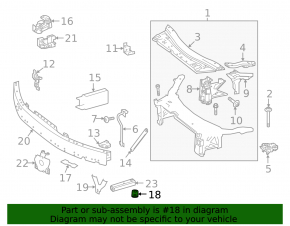 Front left subframe reinforcement for Mercedes W213 E 17-23