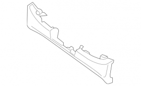 Mercedes GLC 16-22 black front driver's seat trim, scratches