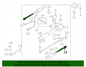 Steering rod left Mazda CX-7 06-09 CTR