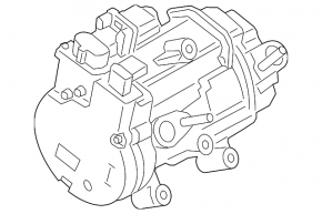 Ford Escape MK4 2023-2025 Hybrid Plug-In Air Conditioning Compressor