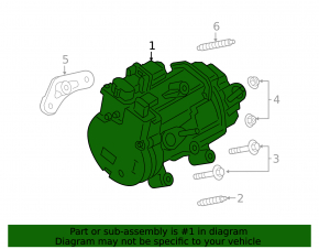 Ford Escape MK4 2023-2025 Hybrid Plug-In Air Conditioning Compressor