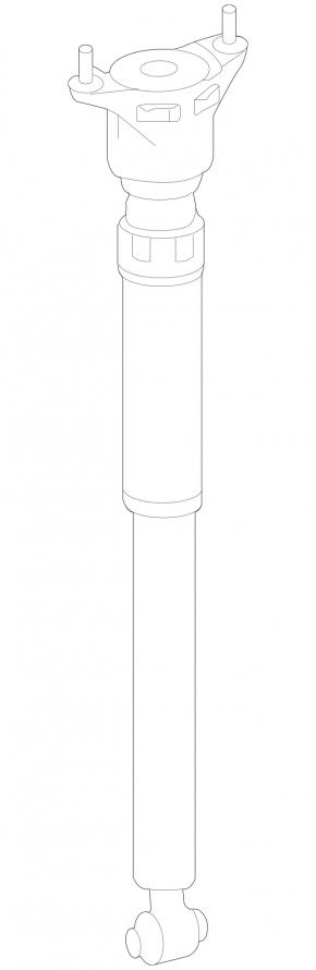Rear left shock absorber Mercedes CLA 14-19