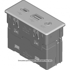 USB Hub, AUX Chevrolet Malibu 19- scratches