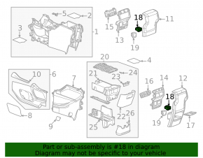USB Hub Chevrolet Bolt EV 22-23 rear