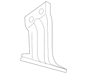 Upper center right wing bracket VW Jetta 19-
