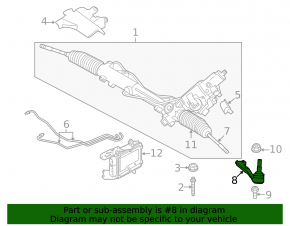 Steering tip left BMW 335i e92 07-13