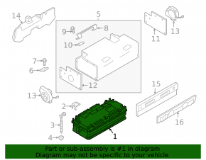 Audi Q7 20-26 MHEV 48V Battery Assembly