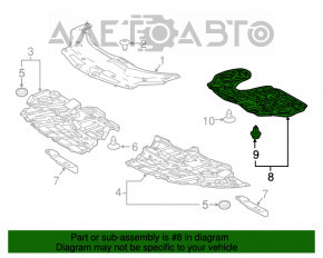 Engine Guard Lexus RX350 RX450h 16-22 USA, missing fragment