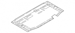 Flooring for the trunk floor of BMW X1 F48 16-22