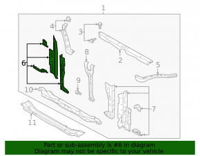 Right side TV bar for Subaru Forester 19-24