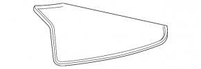 Lexus LS460 LS600h 07-12 Trunk Lid Seal