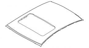 Metal roof Hyundai Elantra AD 17-20 under the hatch