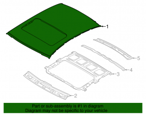 Metal roof Hyundai Elantra AD 17-20 under the hatch