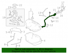 Lexus ES300h Fuel Filler Neck 19-26