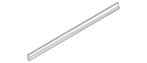 Lower front left door seal for Nissan Ariya 23-25