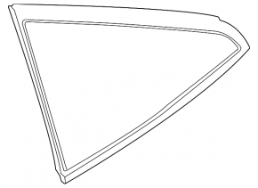 Rear right blind glass window Nissan Murano z50 03-07
