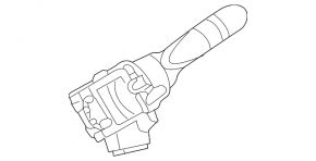 Right steering column switch for Toyota Highlander 2013