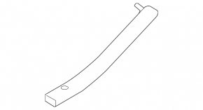 TV mount lower left Audi A4 B8 08-16