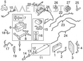 Air suspension compressor Porsche Cayenne 958 11-18