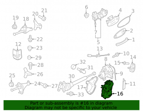 Door closer rear right Porsche Panamera 14-16