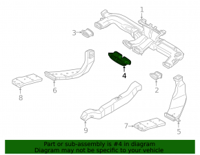 Hyundai Santa FE 19-20 black and chrome front panel air vent deflector