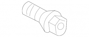 Wheel bolt d17 M14x1.5 Mercedes W221