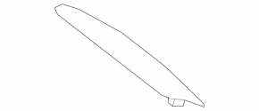 Mercedes W213 E 17-23 black brake light cover