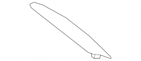 Mercedes W213 E 17-23 black brake light cover