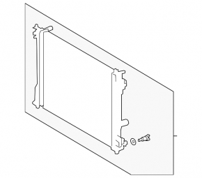 Toyota Venza 21- inverter cooling radiator