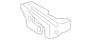 Engine mount bracket right Toyota Highlander 08-10 hybrid
