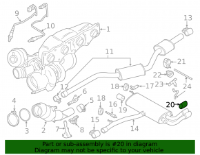 Muffler tip left BMW X3 F25 11-17