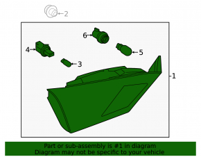 Light inside trunk lid left Nissan Altima 19-24