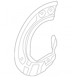 Brake Disc Cover Front Left BMW 3 G20 19-