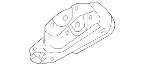 Trailing arm bracket rear right Lexus ES250 20- AWD