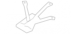 Rear underbody strut bracket BMW 7 G11/G12 16-19