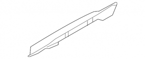 Threshold bracket left rear BMW 4 F32/33 14-20 convertible, Coupe