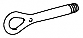 Tow Hook Toyota Prius 50 16-22