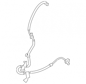 ABS sensor rear left Kia Forte 4d 14-18