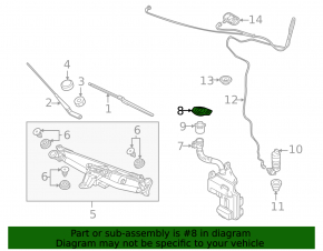 Volkswagen ID.4 21-23 windshield washer reservoir cap is broken