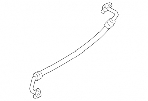 Air conditioning tube condenser-compressor BMW F30 12-18 N20 type 1