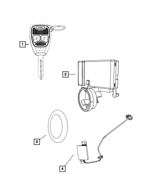 Chrysler 200 Key 11-14