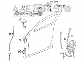 Chrysler 200 Key 11-14
