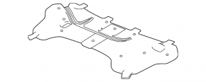 Hood insulation Acura MDX 17-20 rest